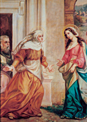 The Second Joyful Mystery – Mary Visits Elizabeth