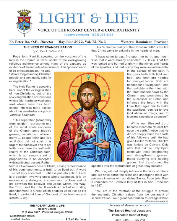 The Need of Evangelization / Evangelizations: New and Old -V75N3 May - June 2022